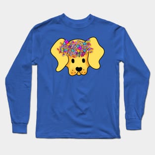 Sweet Puppy - Blue Long Sleeve T-Shirt